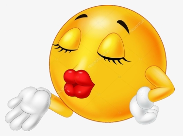 #muah #mucuk #kiss #emoji #kissingemoji #heart #love - Kiss Emoji, HD Png Download, Transparent PNG