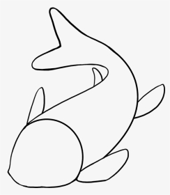 How To Draw Koi Fish - Koi Fish Drawings Easy, HD Png Download ,  Transparent Png Image - PNGitem