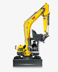 Wacker Neuson Et145 Tracked Conventional Tail Excavator - Excavator Front View, HD Png Download, Transparent PNG