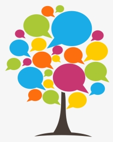 Bubble Clipart Tree - Speech Language Clipart, HD Png Download, Transparent PNG