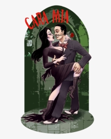 Famille Addams Cara Mia, HD Png Download, Transparent PNG
