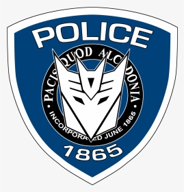Police Logo Up Police Logo Wallpaper Movie Barricade - Barricade Transformers Police Logo, HD Png Download, Transparent PNG