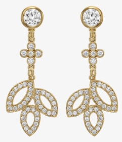 Lily Cluster By Harry Winston, Diamond Drop Earrings - Earring, HD Png Download, Transparent PNG