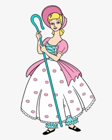 Bo Peep Toy Story Drawing, HD Png Download, Transparent PNG
