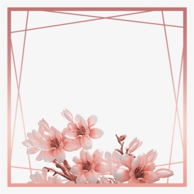 #ftestickers #flowers #frame #borders #rosegold #pink - Rose Gold Border Transparent, HD Png Download, Transparent PNG