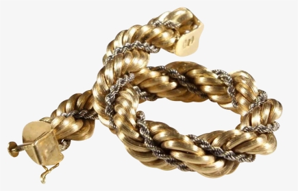 Transparent Gold Rope Png - Bracelet, Png Download, Transparent PNG