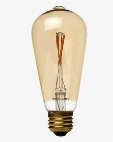 Led Edison Light Bulb, St58 Vintage 2w Filament, 40 - Edison Vintage Light Bulb, HD Png Download, Transparent PNG