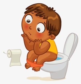 Image Black And White Stock Intelligent Clipart Kid - Toilet Training Cartoon, HD Png Download, Transparent PNG