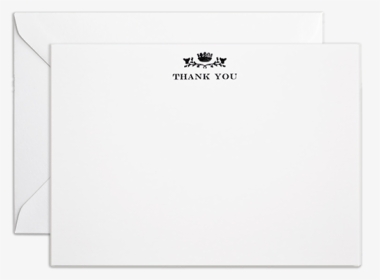 Thank You Card Black - Envelope, HD Png Download, Transparent PNG