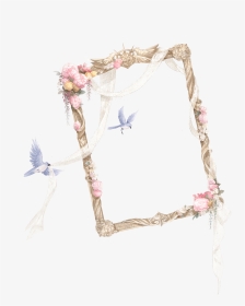 #frame #birds #flowers #ribbons #roses #aesthetic #vintage - Love Nikki Lyrical Lyre, HD Png Download, Transparent PNG