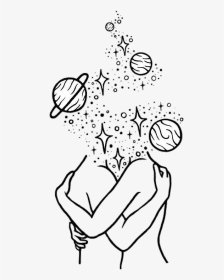 #space #milkyway #lovers #love #stars #planet #sparkle - Love Always Wins Tattoo, HD Png Download, Transparent PNG