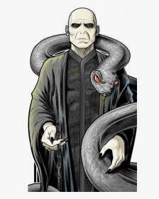 Draw Lord Voldemort Cartoon, HD Png Download, Transparent PNG