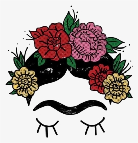 Dibujo Frida Kahlo Calavera, HD Png Download, Transparent PNG