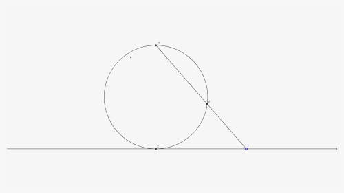 Homeomorphism Between Real Line And Punctured Circle - Circle, HD Png Download, Transparent PNG