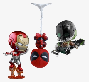 Spider Man Hc Spider Man Iron Man Vulture Cosbaby Set, HD Png Download, Transparent PNG