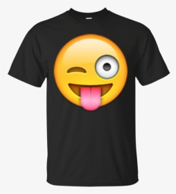 Face With Stuck Out Tongue And Winking Eye T Shirt - Houston I Have A Drinking Problem, HD Png Download, Transparent PNG