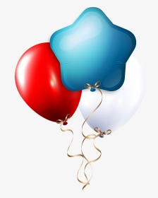 Transparent Balloons Clipart - Balloon Red Blue Png, Png Download, Transparent PNG
