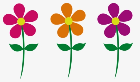 Images Of Cartoon Flowers - Clip Art Png Flower, Transparent Png, Transparent PNG