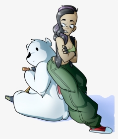 We Bare Bears Ice Bear And Yana, HD Png Download, Transparent PNG
