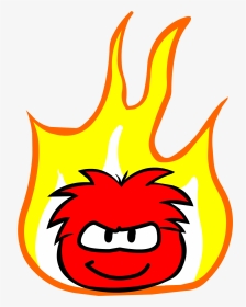 Transparent Fireball Gif Png - Purple Puffle Club Penguin, Png Download, Transparent PNG