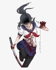 Yandere Anime Boy Pin By On Simulator - Ayano Aishi Fanart, HD Png Download, Transparent PNG