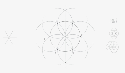 Hexagon Fig - Line Art, HD Png Download, Transparent PNG