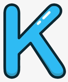 K Letter Png Clipart - Blue Letter K Png, Transparent Png, Transparent PNG