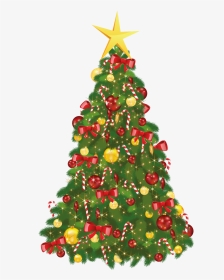 Christmas Tree Png Download - Merry Christmas Tree Png, Transparent Png, Transparent PNG