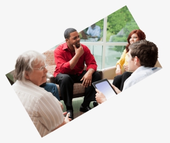 Group Of People Seated In A Circle Having A Conversation - Substance Abuse Prevention For Youth, HD Png Download, Transparent PNG