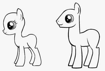 28 Collection Of Make Your Own My Little Pony Coloring - Blank My Little Pony Coloring Pages, HD Png Download, Transparent PNG