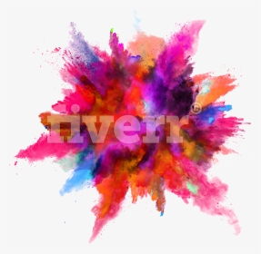 Color Powder Explosion Png , Png Download - Color Splash Png, Transparent Png, Transparent PNG