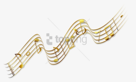 Free Png Music Notes Png Clipart Png Image With Transparent - Golden Music Notes Png, Png Download, Transparent PNG