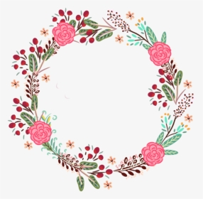 #flowers #circle #crown #overlay #kpop #aesthetic #bts - Flowers Vector, HD Png Download, Transparent PNG