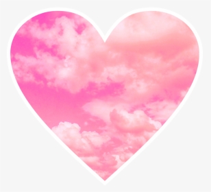 #heart #cute #pink #clouds #cuteclouds #pinkclouds - Heart, HD Png Download, Transparent PNG