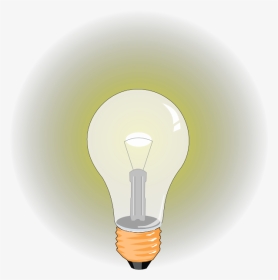 Glow Clipart Buld - Light Bulb Gif Png, Transparent Png, Transparent PNG