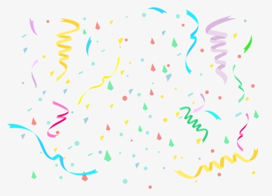 Confetti Portable Network Graphics Clip Art Serpentine - Birthday Transparent Background Confetti Png, Png Download, Transparent PNG