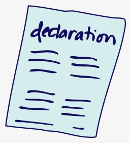 Declaration Blue-01 - Декларация Png, Transparent Png, Transparent PNG