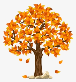 Apple Garden Clipart Picture Royalty Free Stock 2016-09) - Fall Tree Clipart, HD Png Download, Transparent PNG