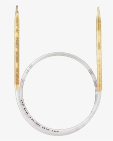 Addi Champagne Circular Knitting Needle With Gold Glitter - Addi, HD Png Download, Transparent PNG