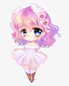 Cute Flower Girl Drawing, HD Png Download, Transparent PNG