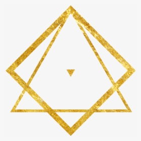 Gold Png Transparent Triangle, Png Download, Transparent PNG