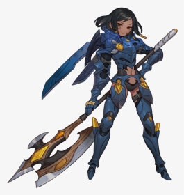 Mercy - Overwatch Characters As Fantasy Heroes, HD Png Download, Transparent PNG