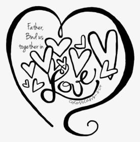Hearts Arthouse Doodleheartssuecarrollpm Doodleheartscomplete - Hearts Doodle Png White, Transparent Png, Transparent PNG
