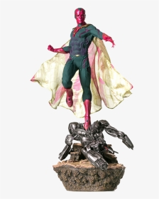 Vision 1/6th Scale Diorama Statue - Avengers Age Of Ultron 1 6 Statuen, HD Png Download, Transparent PNG