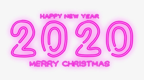 #christmas #2020 #neon #pink #newyear #merychristmas - Graphic Design, HD Png Download, Transparent PNG