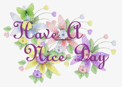 Have A Nice Day Flower Gif, HD Png Download, Transparent PNG