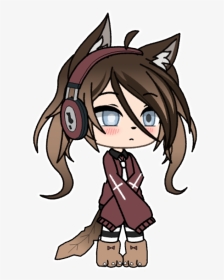 Hair Gacha Life Brown Long Gachalife Brownhair Gacha Life Girl Hair Hd Png Download Transparent Png Image Pngitem