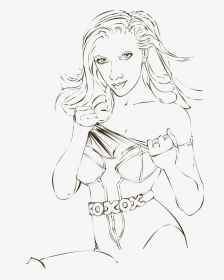 Katy Perry Coloring Page - Line Art, HD Png Download, Transparent PNG