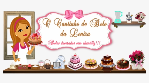 O Cantinho Do Bolo Da Lenira - Sugar Cake, HD Png Download, Transparent PNG