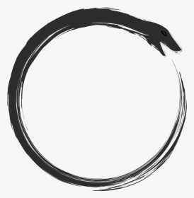 Ouroboros Simple Art Tattoo, HD Png Download, Transparent PNG